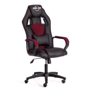 Кресло компьютерное Tetchair Driver (22) 19299 черный, бордо