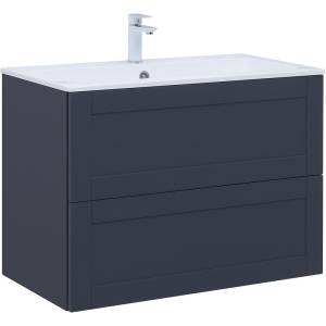 Тумба с раковиной Aquanet Терра 90 323184 подвесная, маренго
