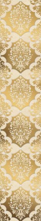 Бордюр Lasselsberger Ceramics Магриб 1507-0011 Настенный Золотой 45x7.75