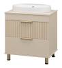 Тумба с раковиной Brevita Enfida 70 ENF-06070-0342Я 71x65 бежевый фото 3