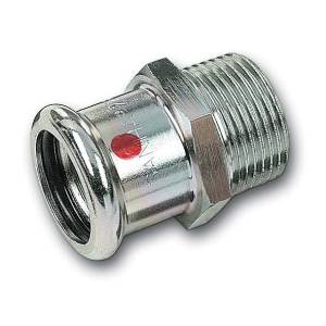 Ниппель Sanha 24243G, переходной ВПр-НР, углеродистая сталь, 28x1 1/4