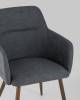 Кресло Stool Group Кинг QUEENY HANDLE GREY серый фото 7