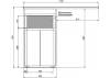 Мебель для ванной Aquanet Токио 48 1 ящик, 2 двери фото 15