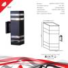Настенный светильник Reluce 86228-9.2-002CT 2*E27 BK фото 2
