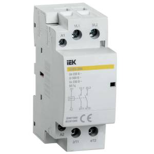Контактор модульный IEK КМ63-20М AC MKK11-63-20