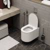 Унитаз подвесной Cerutti Spa TANARO Aria MW CT9236, матовый белый фото 3