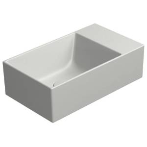 Раковина GSI Kube X 9484017 40 см, серая матовая