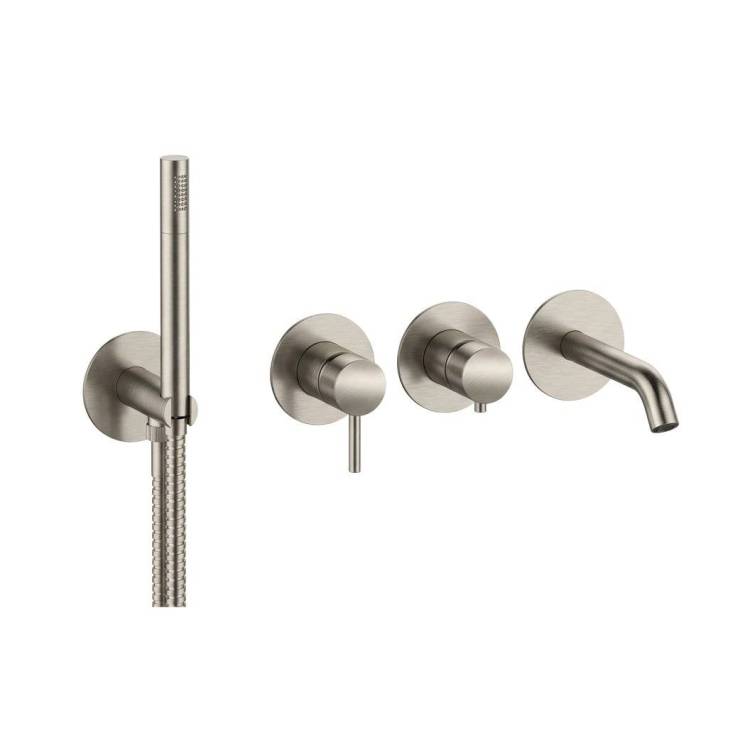 Смеситель для ванны Remer Metrica MC53D2PXV сталь