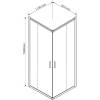 Душевой уголок Vincea Garda VSS-1G9011CLB, 1100x900, черный, стекло прозрачное фото 9
