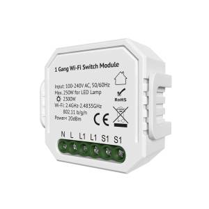 Wi-Fi реле-выключатель одноканальное Denkirs Rl1000 RL1001-SM/1