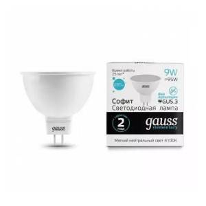 Светодиодная лампа Gauss Elementary MR16 11529
