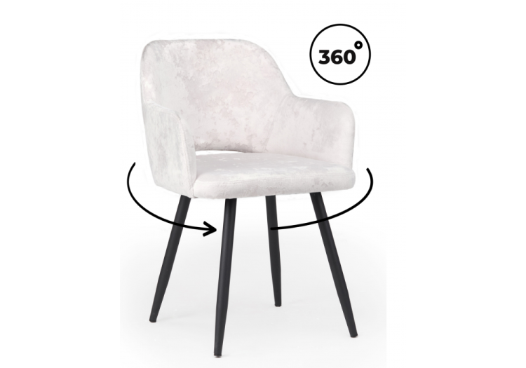 Стул на металлокаркасе Notta Эолин 631691 Светло-бежевый (simple 011)