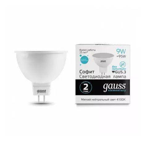 Светодиодная лампа Gauss Elementary MR16 11529