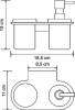 Дозатор Wasserkraft Kammel K-8389 со стаканом фото 3