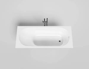 Ванна из искусственного камня Salini Ornella S-Sense 170x70, глянцевая