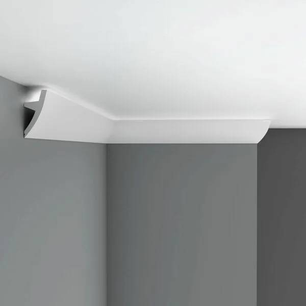Плинтус потолочный под подсветку DECOMASTER D502-115 2М 200x3.6x7.3