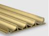 Рифленая панель Bonaparte Wave gold metal 280x10.9x1.5