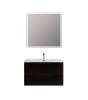 Тумба с раковиной BelBagno MARINO-CER-N 80 Nero Lucido фото 7