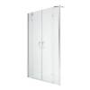 Дверь в нишу NEW TRENDY NEW RENOMA  230x195 D-0101A/D-0102A (хром)