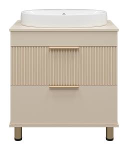 Тумба с раковиной Brevita Enfida 70 ENF-06070-0342Я 71x65 бежевый