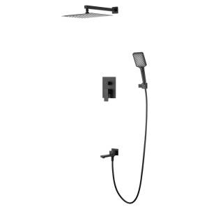 Душевой комплект Wonzon & Woghand WW-88087068-MB черный