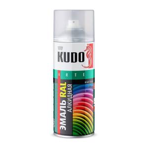 Эмаль универсальная KUDO KU-09003 RAL9003 сигнальный белый 0.52 л