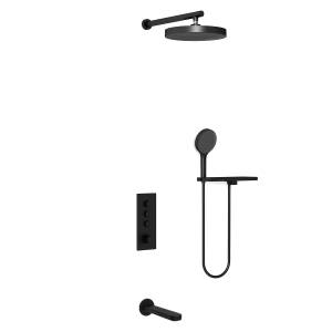 Душевой комплект Vincea Inspire VSFW-433TI5RMB черный матовый