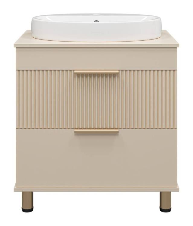 Тумба с раковиной Brevita Enfida 70 ENF-06070-0342Я 71x65 бежевый