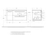 Тумба под раковину Cezares ECO-CER-N-1000-2C-1A-SO-BL-R Bianco Lucido, 100x45.7x50 фото 2
