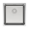 Мойка кухонная Paulmark Yuni 44 Uni YU44-BS Брашированная Сталь, 44x44
