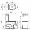 Унитаз-компакт Belbagno Flay-R BB2149CPR/BB2149T/BB865SC белый фото 4