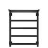 Полотенцесушитель электрический Secado Корсико 4603777473587 1 СП 60x60, R, черный матовый