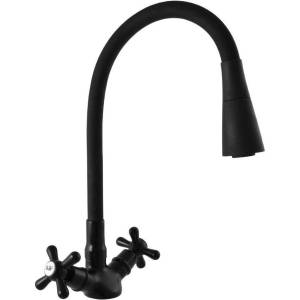 Смеситель для кухни Rav Slezak Morava Retro MK120.5/13CMAT черный