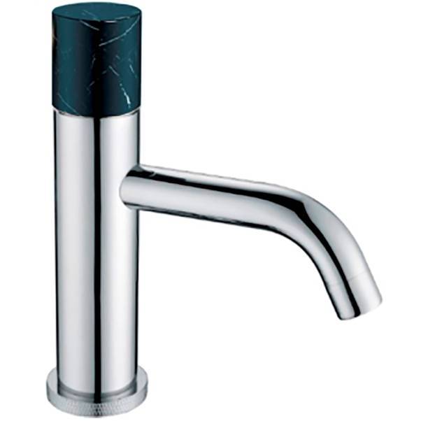 Смеситель для раковины Boheme Stick 121-CR-MR-B Chrome Mramor Black