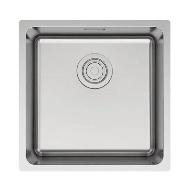 Мойка кухонная Paulmark Yuni 44 Uni YU44-BS Брашированная Сталь, 44x44