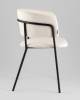 Кресло Stool Group Нэлли AV 486-L10-9005 буклированный велюр белый фото 4
