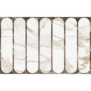 Керамическая плитка Gracia Ceramica Капелла 10100001556 Белый Низ 03 25x40