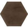 Керамогранит Vives Zero 4B3H Hexagono Figuli Brown 15x17