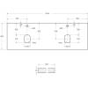 Столешница Belbagno EK-140-2-BL 140.4x46.2x1.9 Bianco Lucido фото 3
