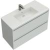 Тумба с раковиной Allen Brau Eclipse 2.0 1.E1002.PWM 2.0 папирус матовый, 81x63.4