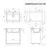Мойка кухонная Ulgran Quartz Forte 760-01 жасмин фото 3