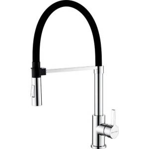 Смеситель для кухни Paulmark Halt Ha214021-CR с гибким изливом, хром