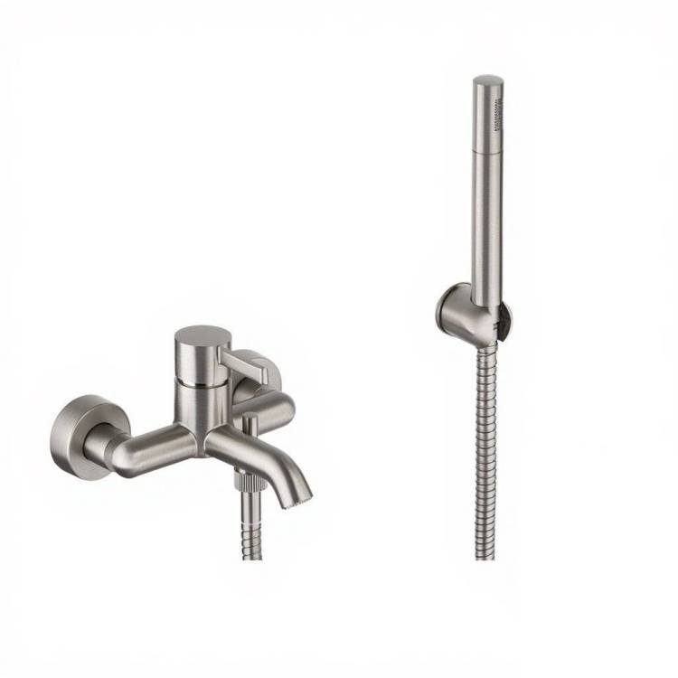 Смеситель для ванны Remer Metrica MC02XV сталь