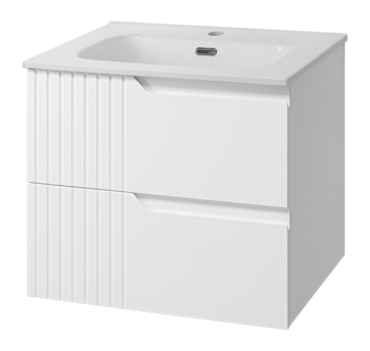 Тумба с раковиной Brevita Тиволи УТ000027205 белая, 60 см