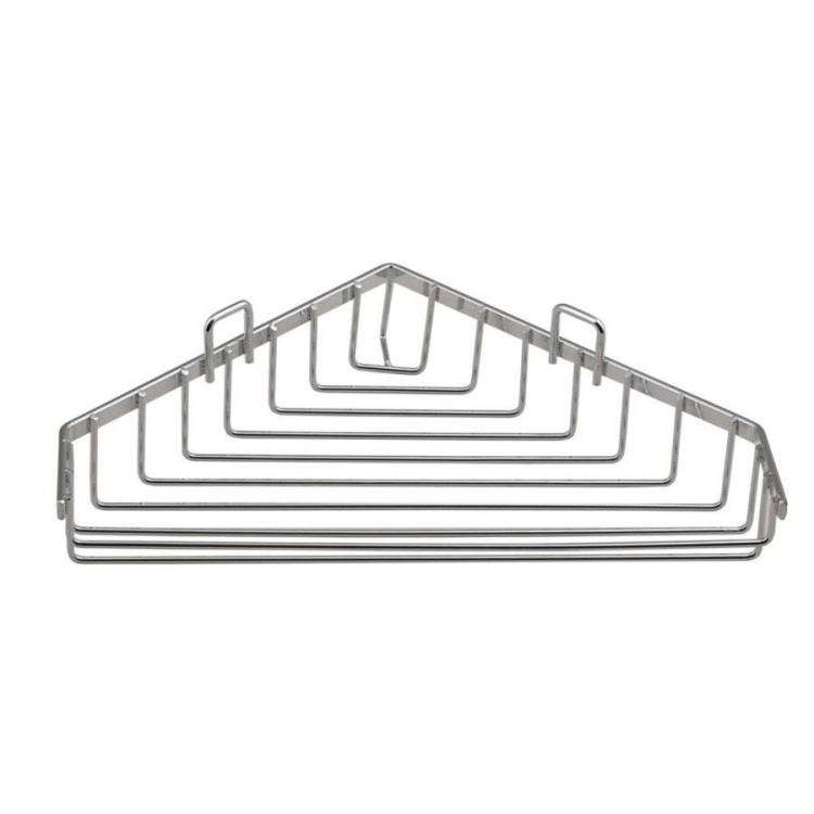 Мыльница SAPHO CHROM LINE угловая, из проволоки с бортиком, нержавеющая сталь, 260x40x175 мм, хром