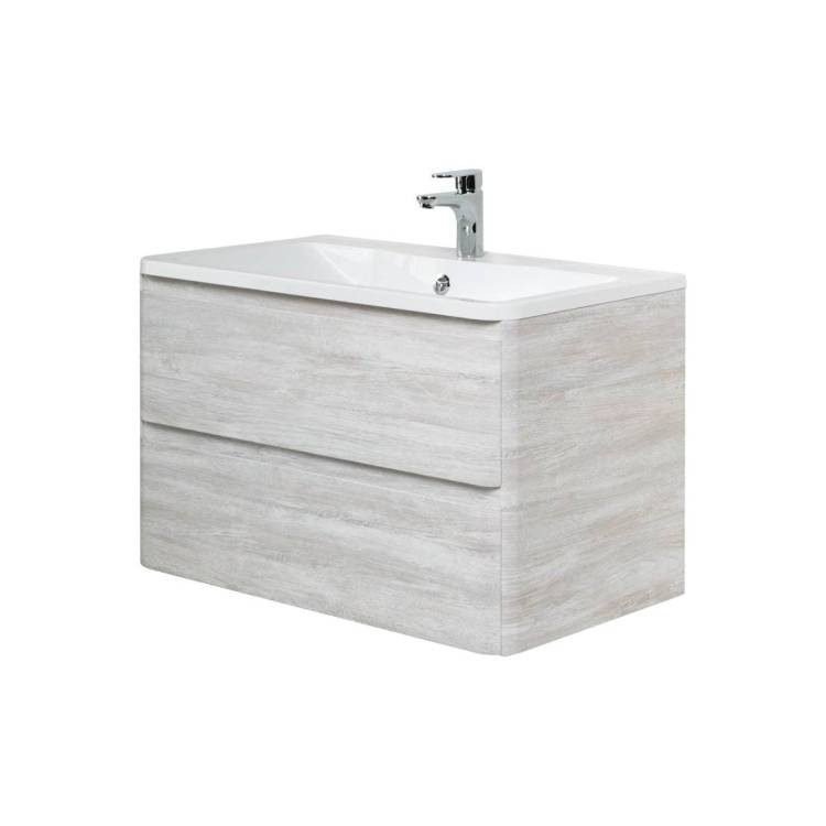 Тумба с раковиной BelBagno Albano 100 подвесная, rovere vintage bianco