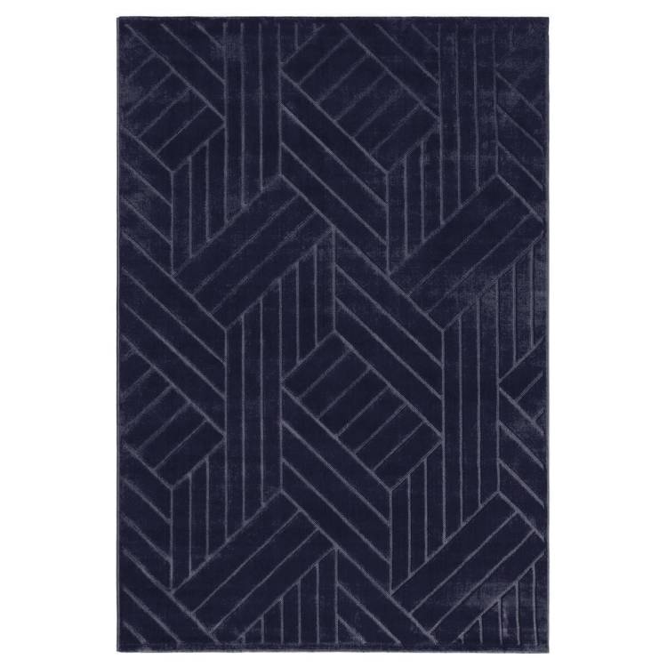 Ковер Soft J743A Navy/Navy 0.8x1.5 м