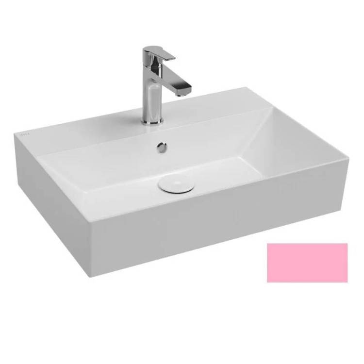 Раковина Isvea SistemaZ Frame 10SF50060SV-2S 60 см, лососевая матовая