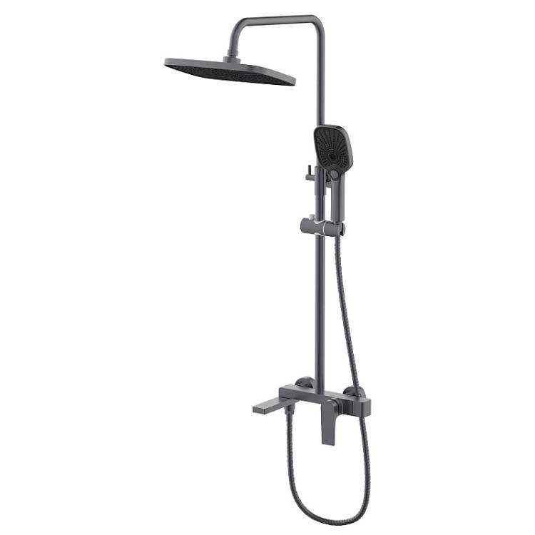 Душевая стойка Azario Arida AZ-K2354GR серый графит