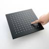 Верхний душ Aquatek AQ2076MB квадратный, черный матовый, 250x250x7 мм фото 2